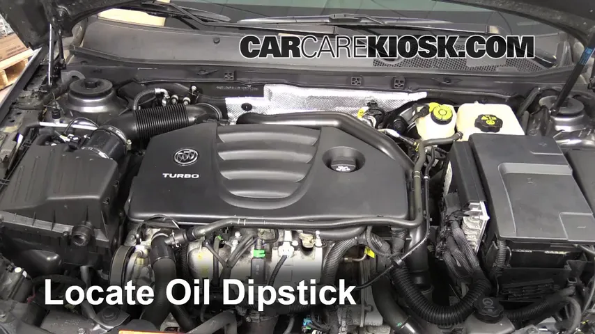 2011 Buick Regal CXL 2.0L 4 Cyl. Turbo FlexFuel Oil Check Oil Level